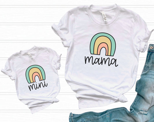 Rainbow Mama- Family Tee