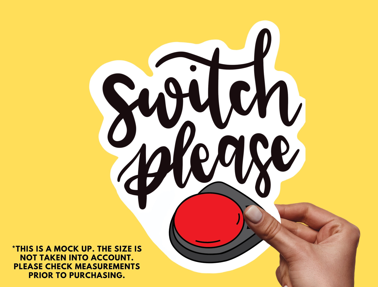 Switch Please- Sticker