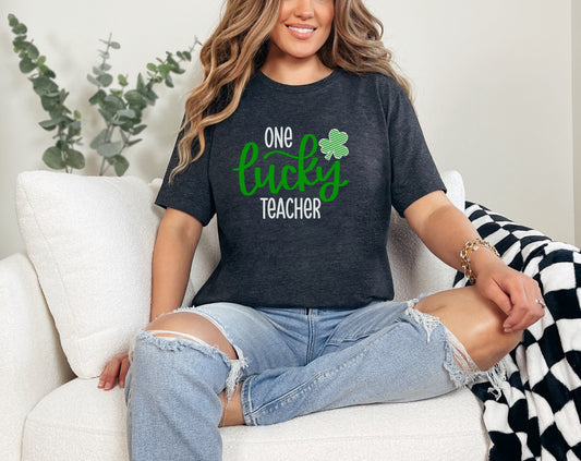 One Lucky Teacher- Teacher Tee