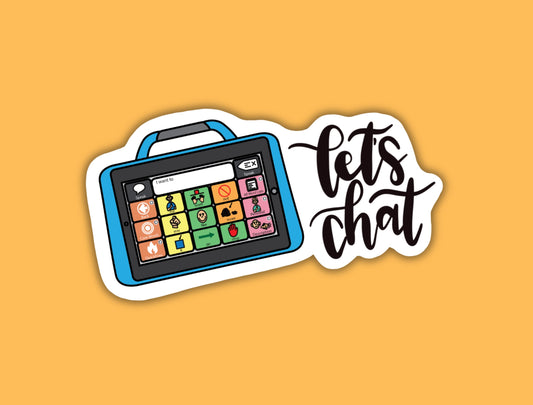 AAC Let's Chat- Sticker